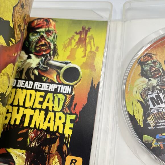 Red dead Redemption: Undead Nightmare (Playstation 3) CIB With Map - Picture 10 of 11